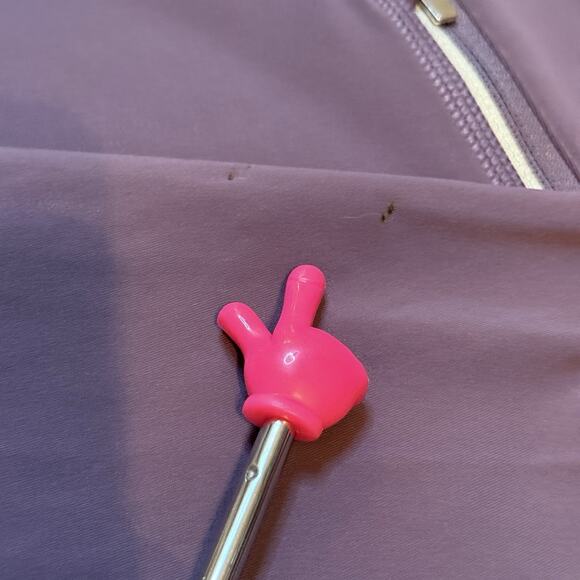 Athleta Cropped Leggings Rainier Unbrushed 7/8 Tight Purple Activewear Size 2X - Picture 6 of 7